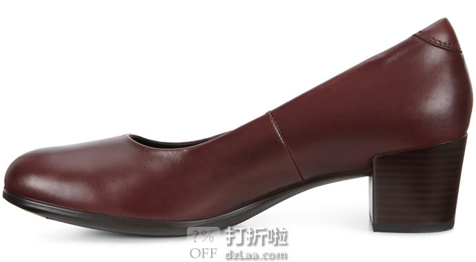 ECCO 爱步 Shape 35 型塑35 女式中跟浅口单鞋 35码4.4折.92 海淘转运到手约￥483 中亚Prime会员免运费直邮到手约￥447