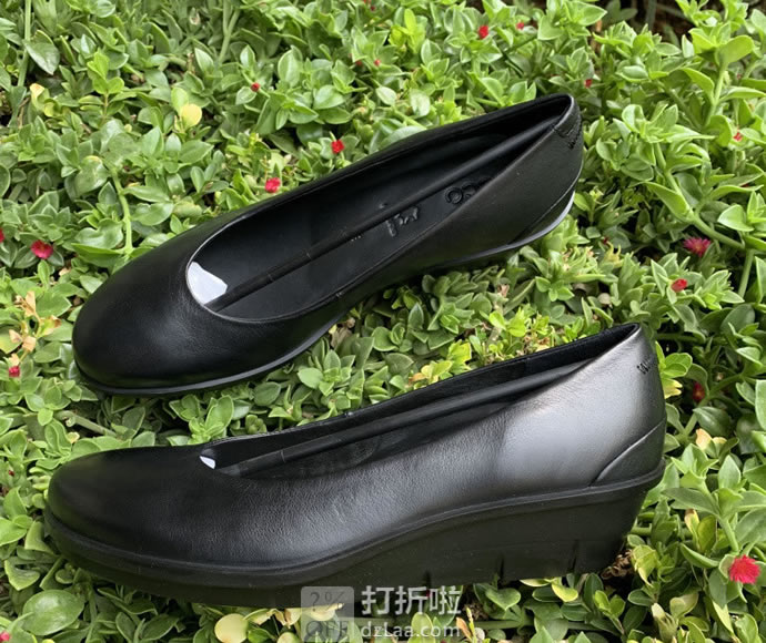 ECCO 爱步 Skyler 45 Wedge 一脚套 女式休闲鞋 38码￥469 中亚Prime会员免运费直邮到手约￥516