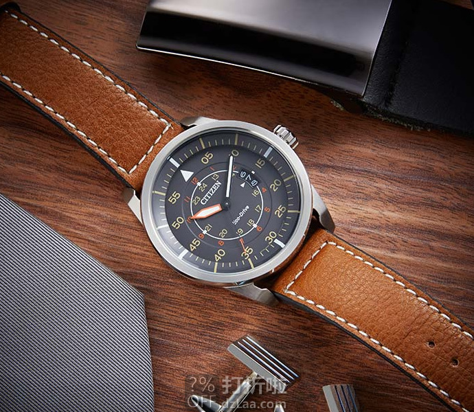 CITIZEN 西铁城 AW1361-10H 大飞款光动能男表 4.1折.89 海淘关税补贴转运到手约￥679