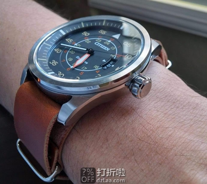 CITIZEN 西铁城 AW1361-10H 大飞款光动能男表 4.1折.89 海淘关税补贴转运到手约￥679