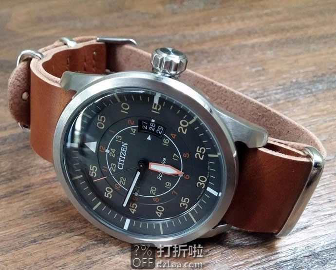 CITIZEN 西铁城 AW1361-10H 大飞款光动能男表 4.1折.89 海淘关税补贴转运到手约￥679