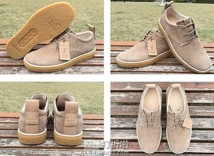 ECCO 爱步 Crepetray 酷锐 男式牛津鞋 休闲鞋 41码￥485 中亚Prime会员免运费直邮到手约￥534