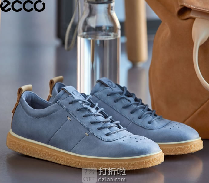 限尺码 ECCO 爱步 Crepetray 酷锐 系带女式休闲鞋 ¥481 中亚Prime会员免运费直邮到手约¥530