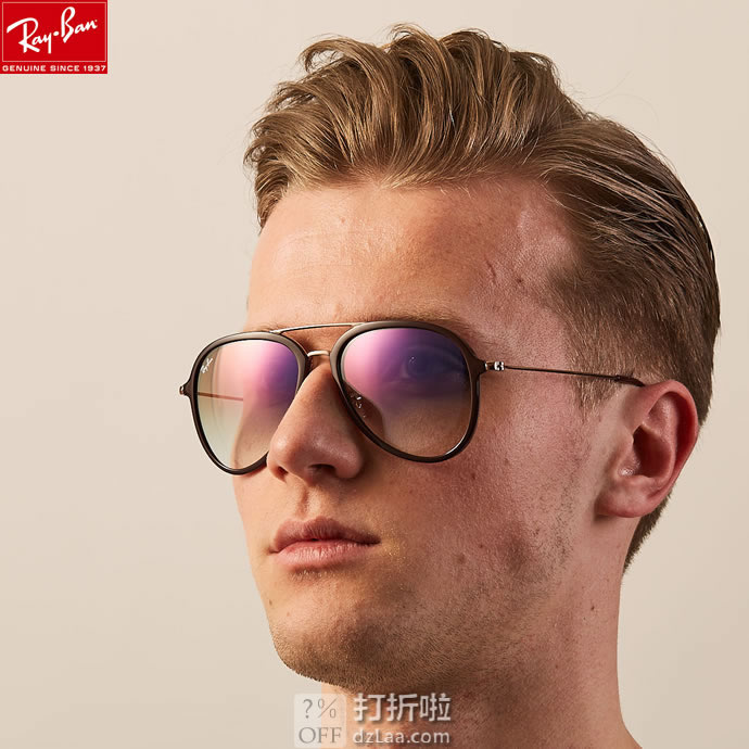 Ray-Ban 雷朋 0RB4298 中性飞行员太阳镜 5折 海淘转运到手约¥623 中亚Prime会员免运费直邮到手约¥685