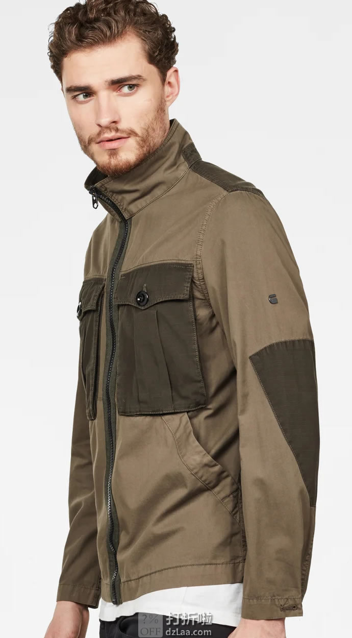 G-Star Raw Type C 男式衬衫夹克 M码￥333 中亚Prime会员免运费直邮到手约￥372