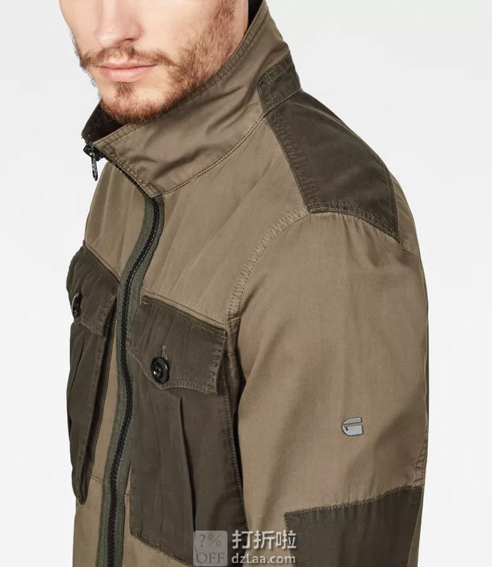 G-Star Raw Type C 男式衬衫夹克 M码￥333 中亚Prime会员免运费直邮到手约￥372