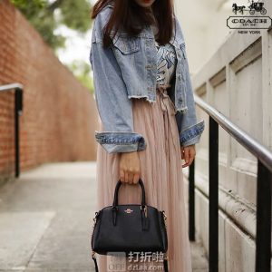 COACH 蔻驰 MINI SAGE 手提包 戴妃包 F28977IMBLK ￥929