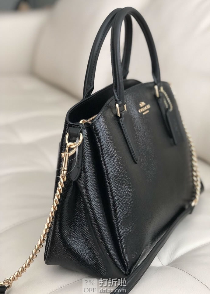 COACH 蔻驰 MINI SAGE 手提包 戴妃包 F28977IMBLK ￥929