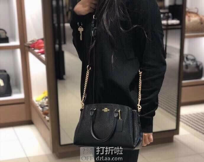 COACH 蔻驰 MINI SAGE 手提包 戴妃包 F28977IMBLK ￥929