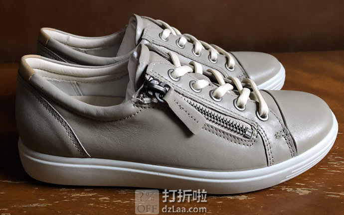 ECCO 爱步 Soft 7 Side Zip 柔酷7号 侧拉链版 休闲女鞋 4折.43 海淘转运到手约￥526 中亚Prime会员免运费直邮到手约￥493（38/39码）