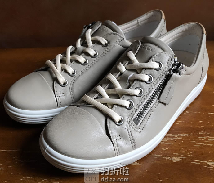 ECCO 爱步 Soft 7 Side Zip 柔酷7号 侧拉链版 休闲女鞋 4折.43 海淘转运到手约￥526 中亚Prime会员免运费直邮到手约￥493（38/39码）