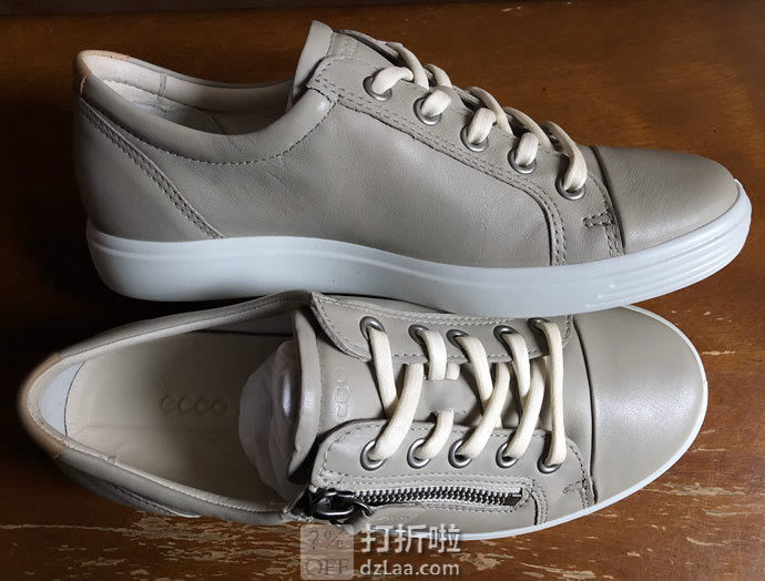 ECCO 爱步 Soft 7 Side Zip 柔酷7号 侧拉链版 休闲女鞋 4折.43 海淘转运到手约￥526 中亚Prime会员免运费直邮到手约￥493（38/39码）