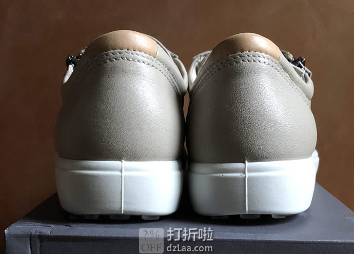 ECCO 爱步 Soft 7 Side Zip 柔酷7号 侧拉链版 休闲女鞋 4折.43 海淘转运到手约￥526 中亚Prime会员免运费直邮到手约￥493（38/39码）