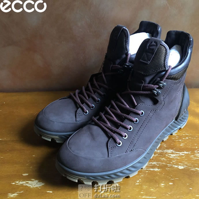 ECCO  爱步 Exostrike 突破系列 Hydromax 防泼水 男式户外短靴 42码￥649 中亚Prime会员免运费直邮到手约￥717