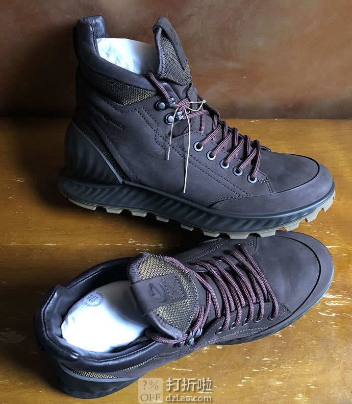 ECCO  爱步 Exostrike 突破系列 Hydromax 防泼水 男式户外短靴 42码￥649 中亚Prime会员免运费直邮到手约￥717