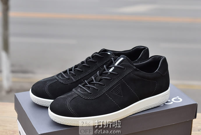 ECCO 爱步 Soft 1 柔酷1 男式休闲鞋 板鞋 39加宽码 ￥415 中亚Prime会员免运费直邮到手约￥460