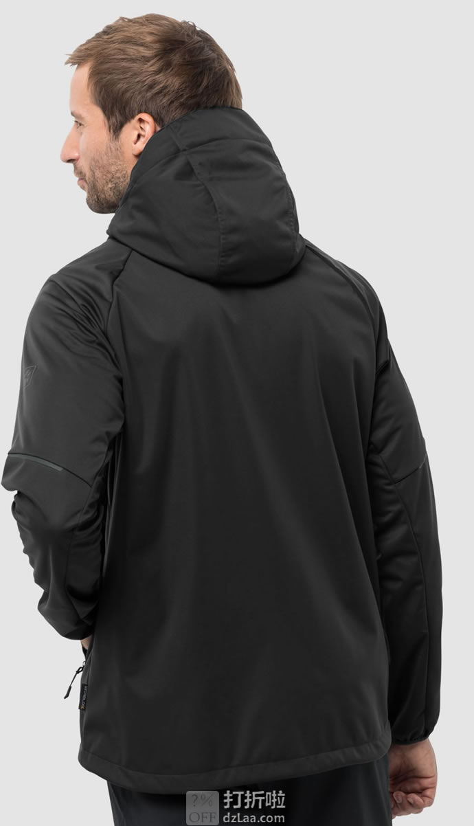 Jack Wolfskin 狼爪 Green Valley 防风防水 男式连帽软壳夹克 L码2.6折.17 海淘转运到手约￥329