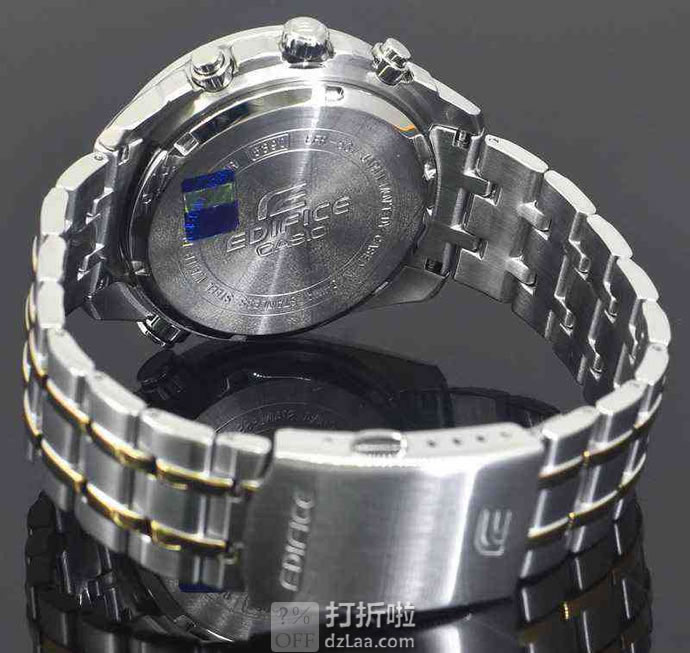 金盒特价 Casio 卡西欧 Edifice系列 EFR-537SG-1AVCF 男式计时腕表 3.3折.99史低 海淘转运关税补贴到手约¥678