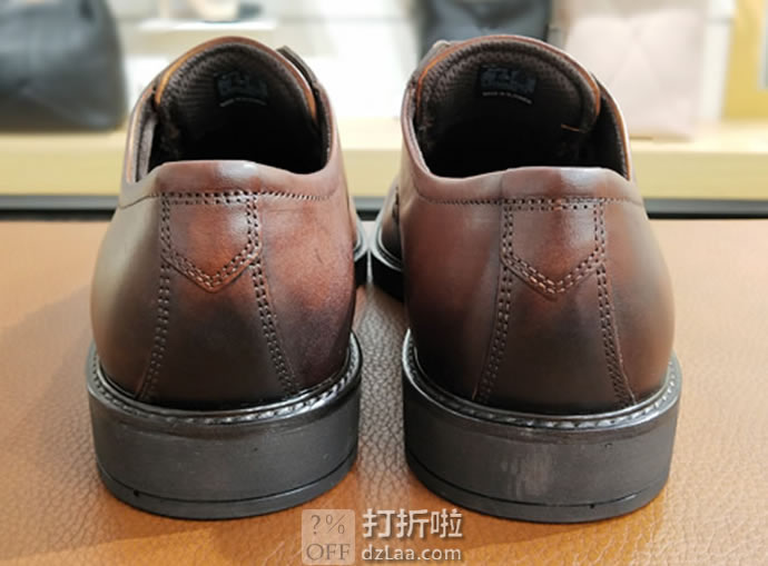 ECCO 爱步 19年春季新款 Vitrus III 唯图系列 布洛克鞋 男式正装鞋 ￥693 两色可选 天猫￥1649