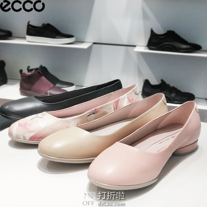 ECCO 爱步 19年春季新款 Anine 安妮 女式休闲鞋 208003 ￥606 2色可选 天猫￥1175