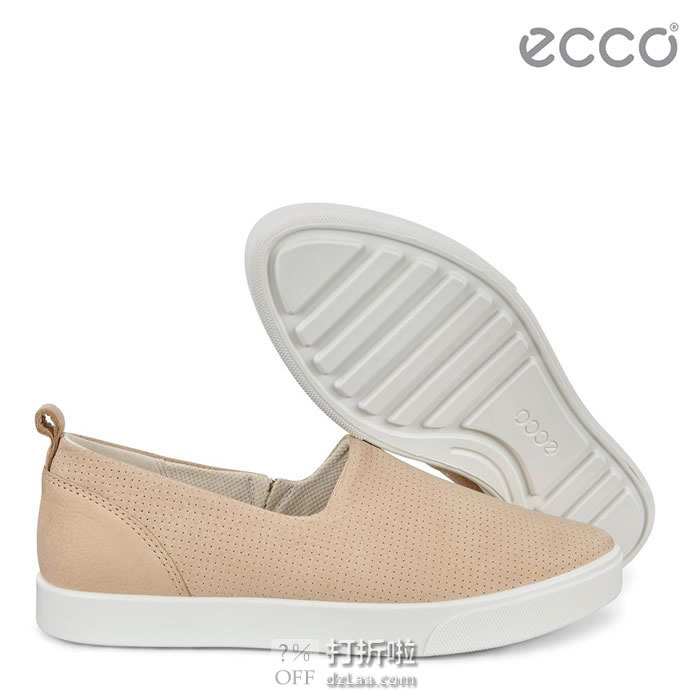 ECCO 爱步 Gillian 吉莉系列 打孔版 女式一脚套休闲鞋 ￥450 两色可选