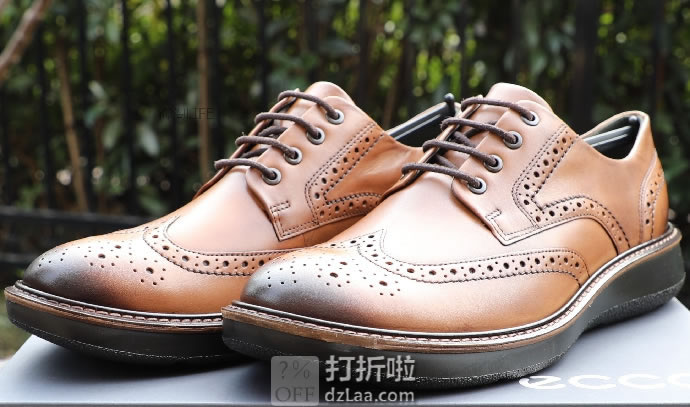 ECCO 爱步 Lhasa 拉夏系列 布洛克风格 男式正装鞋 ￥797 两色可选 天猫￥1601