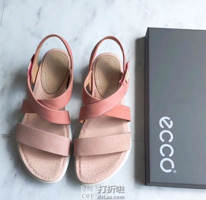 ECCO 爱步 Damara Crisscross 达玛拉系列 女式凉鞋 ¥539.78 两色可选
