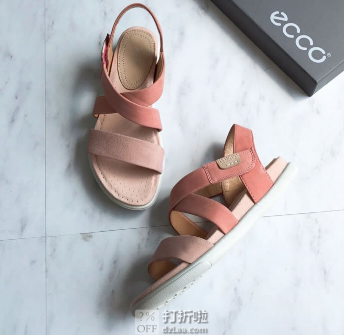 ECCO 爱步 Damara Crisscross 达玛拉系列 女式凉鞋 ¥539.78 两色可选