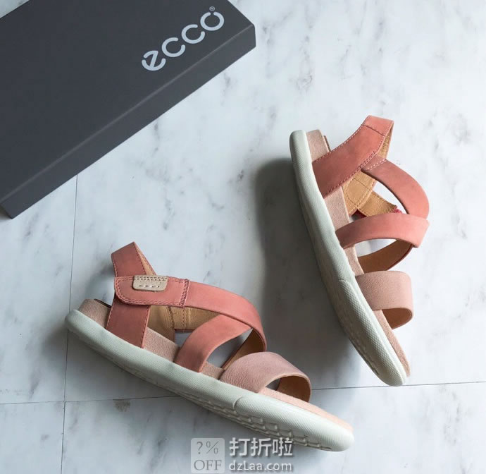 ECCO 爱步 Damara Crisscross 达玛拉系列 女式凉鞋 ¥539.78 两色可选