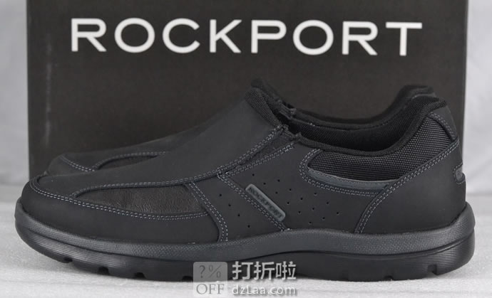 Rockport 乐步 Get Your Kicks系列 一脚套男式休闲鞋 4.5折.68 海淘转运到手约￥433 中亚Prime会员免运费直邮到手约￥413