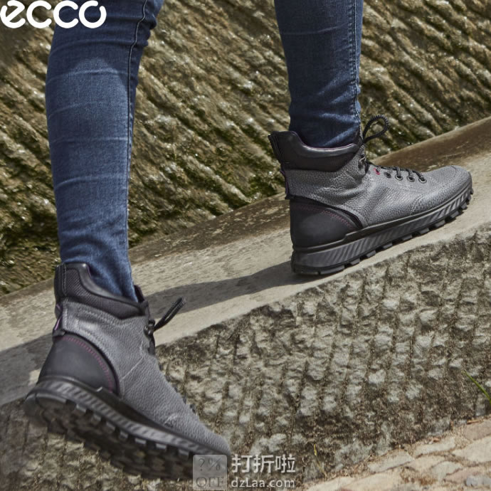 ECCO 爱步 Exostrike 突破系列 Hydromax 防泼水 女式户外短靴 38码¥588 中亚Prime会员免运费直邮到手约¥648