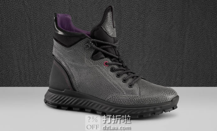 ECCO 爱步 Exostrike 突破系列 Hydromax 防泼水 女式户外短靴 38码¥588 中亚Prime会员免运费直邮到手约¥648