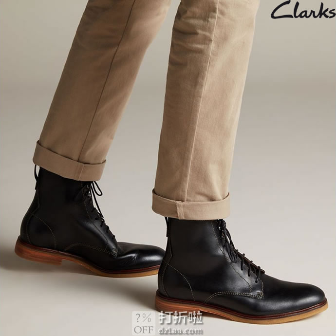 Clarks 其乐 Clarkdale Rich 男式系带短靴 43码￥327 中亚Prime会员免运费直邮到手约￥362