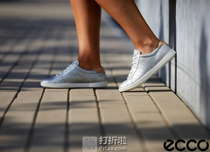 ECCO 爱步 Leisure 惬意系列 女式系带休闲鞋 4.6折.99 海淘转运到手约￥504 中亚Prime会员免运费直邮到手约￥462
