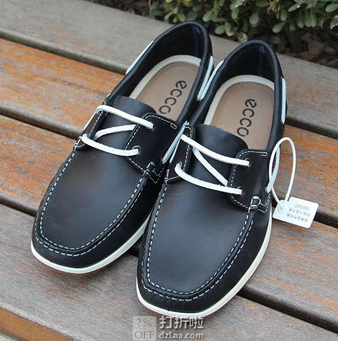 ECCO 爱步 Reciprico 莫克系列 男式休闲船鞋 660414 ¥459 两色可选 天猫¥1072