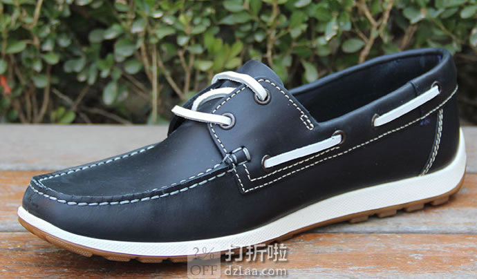 ECCO 爱步 Reciprico 莫克系列 男式休闲船鞋 660414 ¥459 两色可选 天猫¥1072