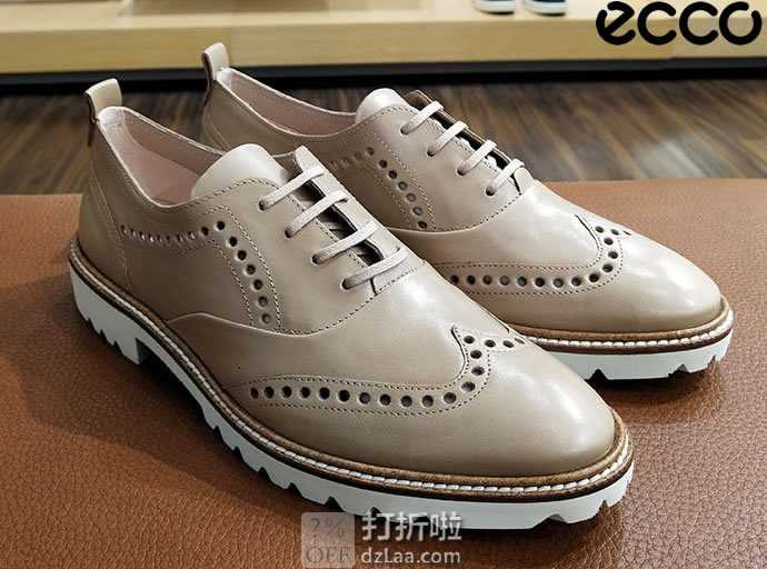 ECCO 爱步 Incise英姿系列 布洛克风格 女式牛津鞋 35码2.5折.1 海淘转运到手约¥393