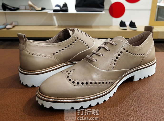 ECCO 爱步 Incise英姿系列 布洛克风格 女式牛津鞋 35码2.5折.1 海淘转运到手约¥393