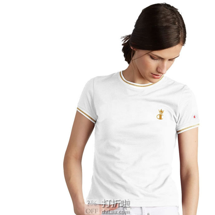 Champion 冠军牌 Life系列 女式短袖T恤 ￥60 两色可选