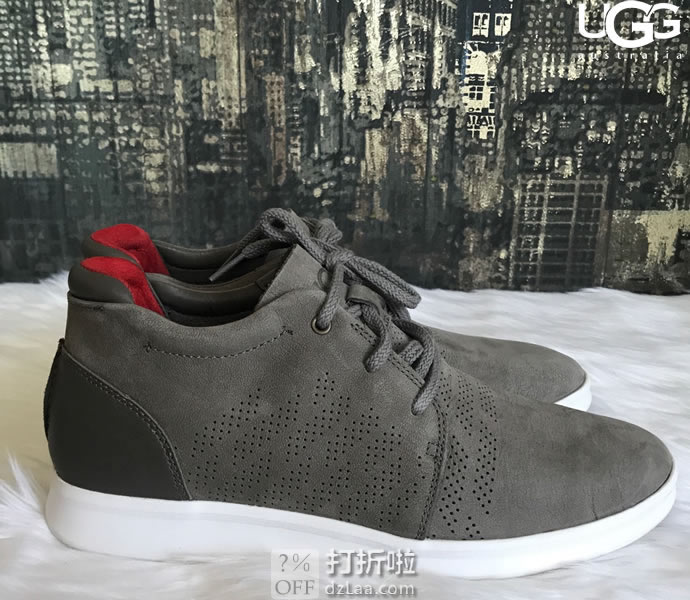 UGG 费尔默系列 Larken 拉肯 男式系带休闲鞋 40.5码2.5折.3 海淘转运到手约￥382