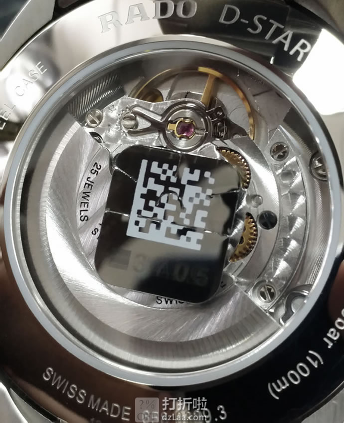 降0 RADO 雷达表 R15329103 帝星系列 男士机械表 2.3折9.99史低 海淘关税补贴到手约¥2384