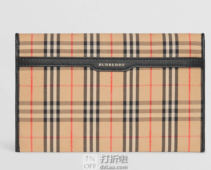 限PLUS会员 意大利产 BURBERRY 巴宝莉 1983系列 80053321 女式手拿包 京东优惠券折后¥2384