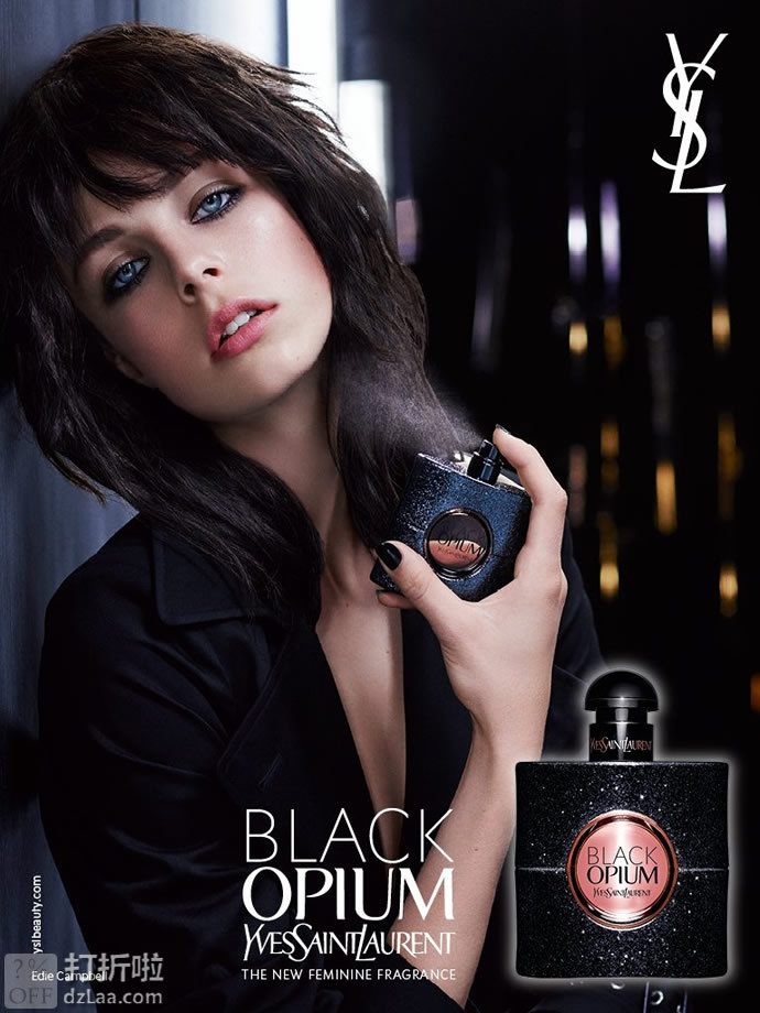 Yves Saint Laurent YSL 圣罗兰 黑鸦片女士香水 EDP 90ml装 6.8折.85 海淘转运到手约¥601 国内¥1250
