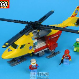 销量第一 LEGO 乐高 City城市组系列 急救直升机 60179 儿童积木玩具 6折$11.99 海淘转运到手约￥109