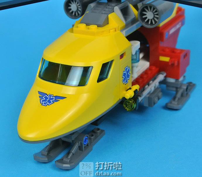 销量第一 LEGO 乐高 City城市组系列 急救直升机 60179 儿童积木玩具 6折.99 海淘转运到手约￥109
