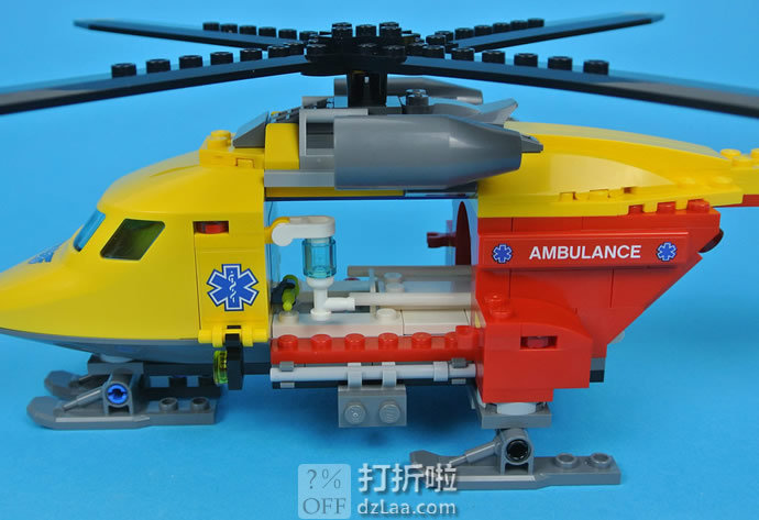 销量第一 LEGO 乐高 City城市组系列 急救直升机 60179 儿童积木玩具 6折.99 海淘转运到手约￥109