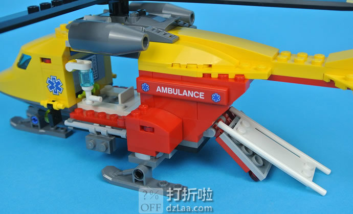 销量第一 LEGO 乐高 City城市组系列 急救直升机 60179 儿童积木玩具 6折.99 海淘转运到手约￥109