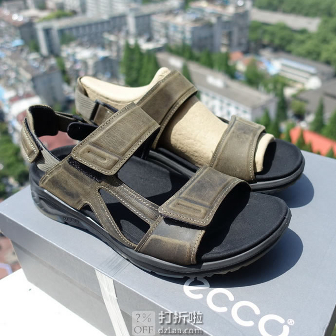 ECCO 爱步 19年春夏新款 X-trinsic 全速系列 男式凉鞋 41码￥393 中亚Prime会员免运费直邮到手约￥435