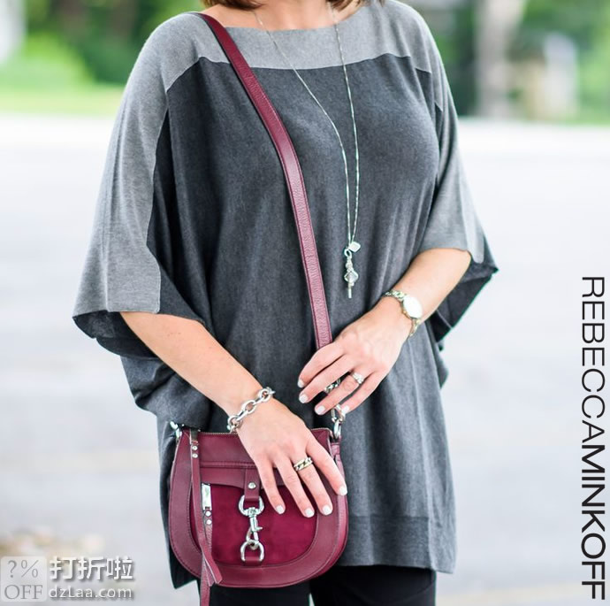 Rebecca Minkoff 瑞贝卡明可弗 Dog Clip Saddle 马鞍包 4.2折.13 海淘转运到手约¥600 中亚Prime会员免运费直邮到手约¥631