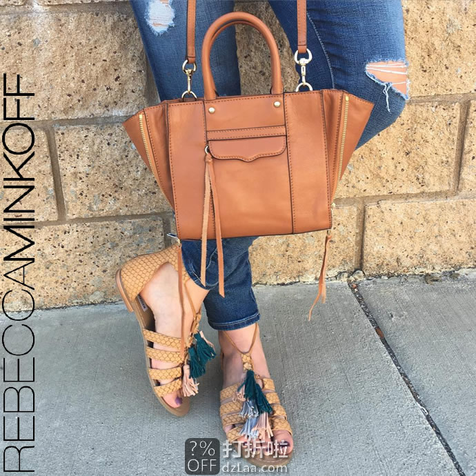 Rebecca Minkoff  瑞贝卡明可弗 Side Zip Mini Regan 侧拉链 迷你手袋 4.5折.87 海淘转运到手约￥646 中亚Prime会员免运费直邮到手￥665